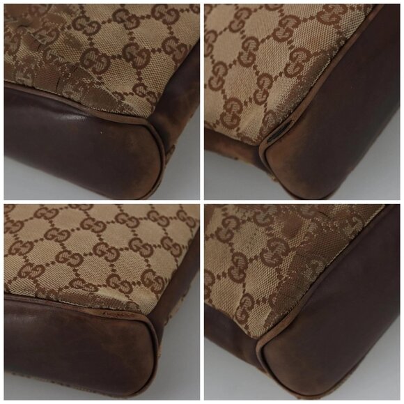 GUCCI GG Canvas Shoulder Bag Beige 109097 Auth 103594 - Picture 15 of 16